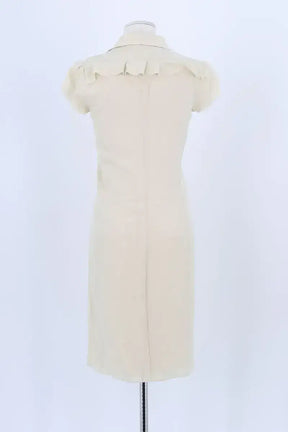 Robe Valentino Beige en Soie