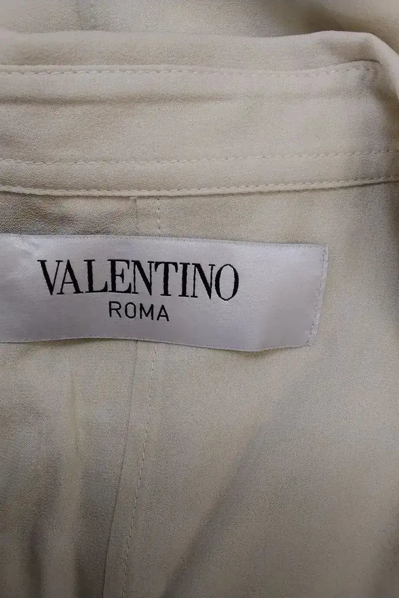 Robe Valentino Beige en Soie