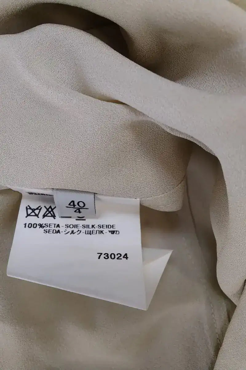 Robe Valentino Beige en Soie