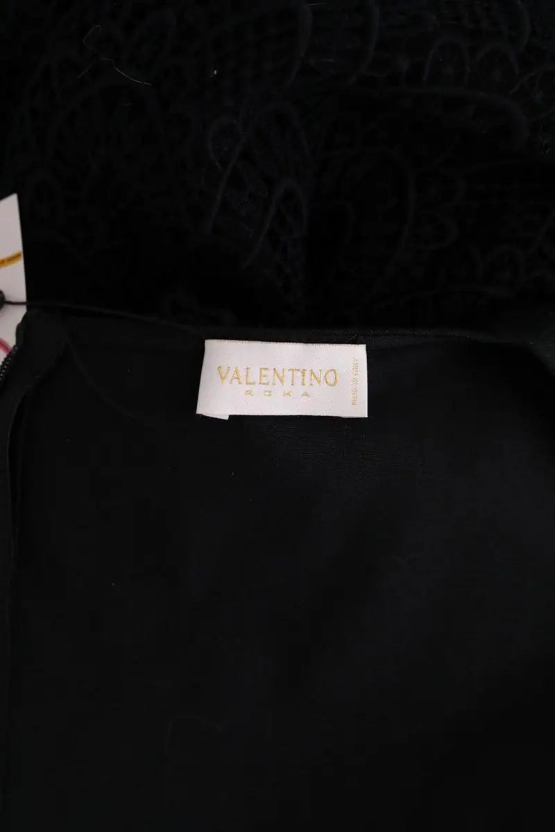 Robe Valentino Noir en Coton