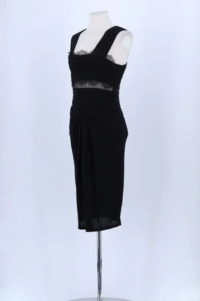 Robe Valentino Noir en Laine
