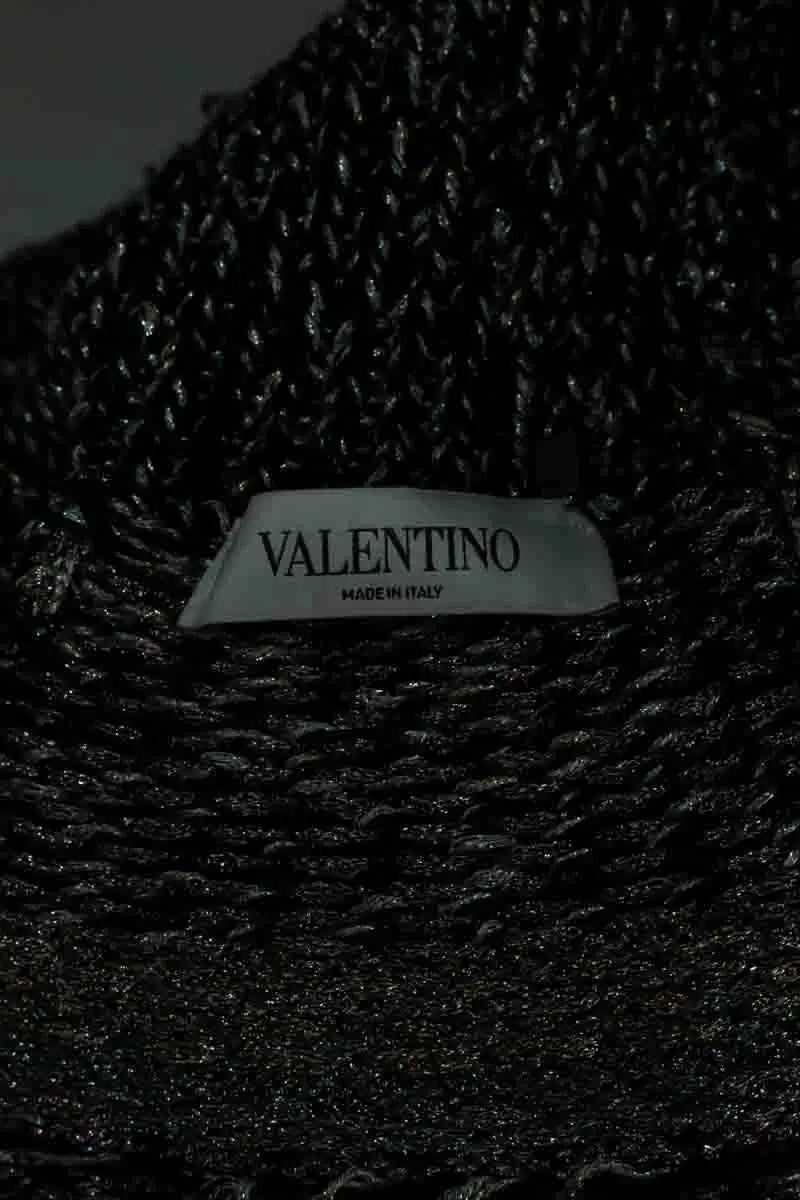 Robe Valentino Noir en Viscose