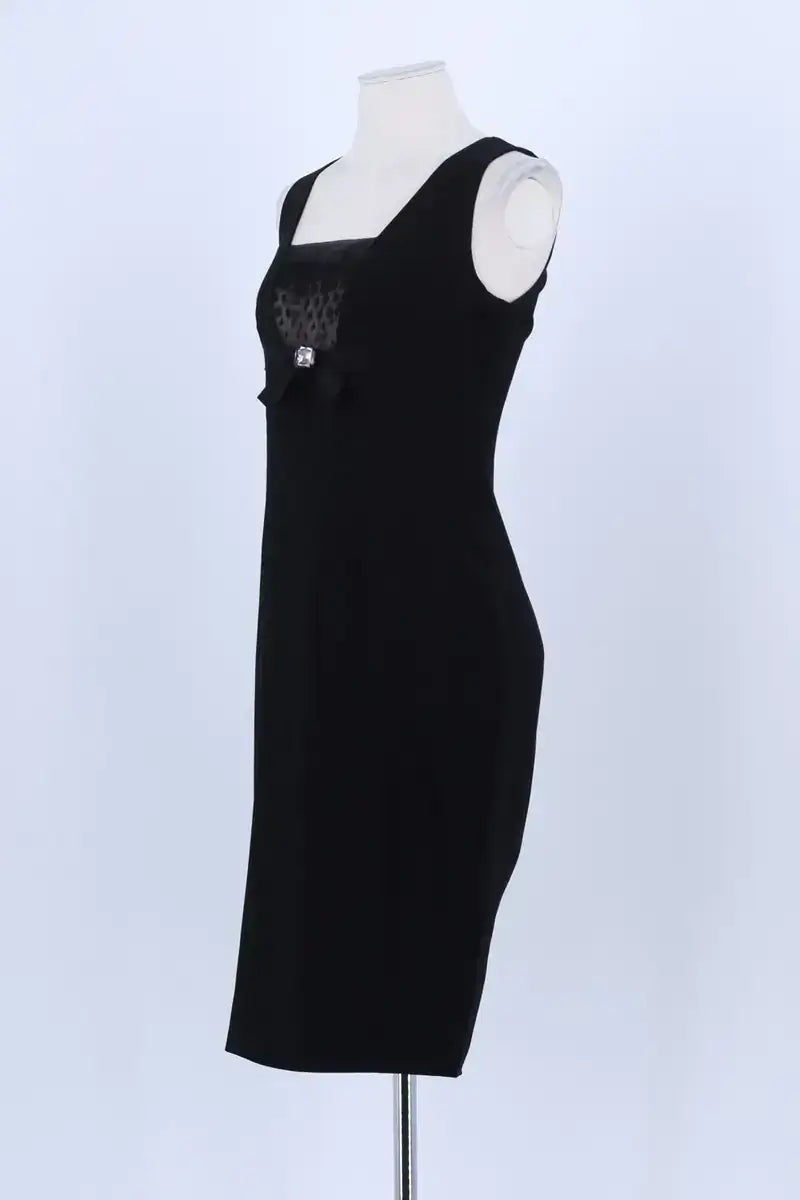 Robe Valentino Noir en Viscose