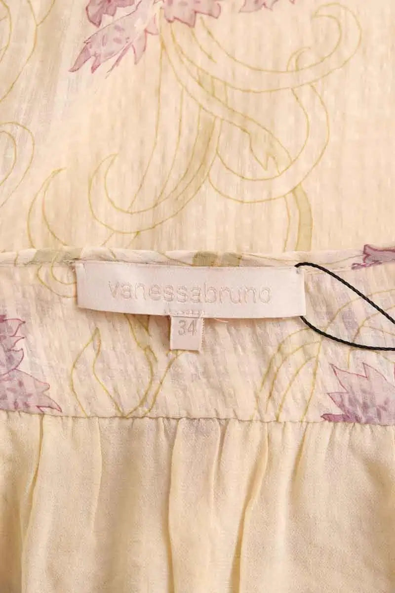 Robe Vanessa Bruno Beige en Viscose