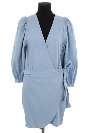 Robe Vanessa Bruno Bleu en Coton, taille M - Seconde Main