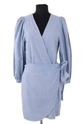 Robe Vanessa Bruno Bleu en Coton, taille S - Seconde Main