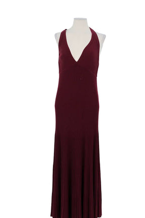 Robe Vanessa Bruno Bordeaux en Viscose, taille M - Seconde Main