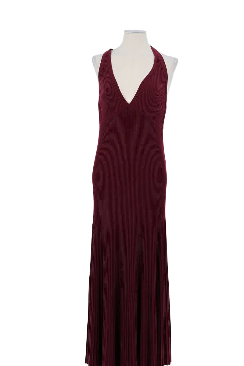 Robe Vanessa Bruno Bordeaux en Viscose, taille M - Seconde Main