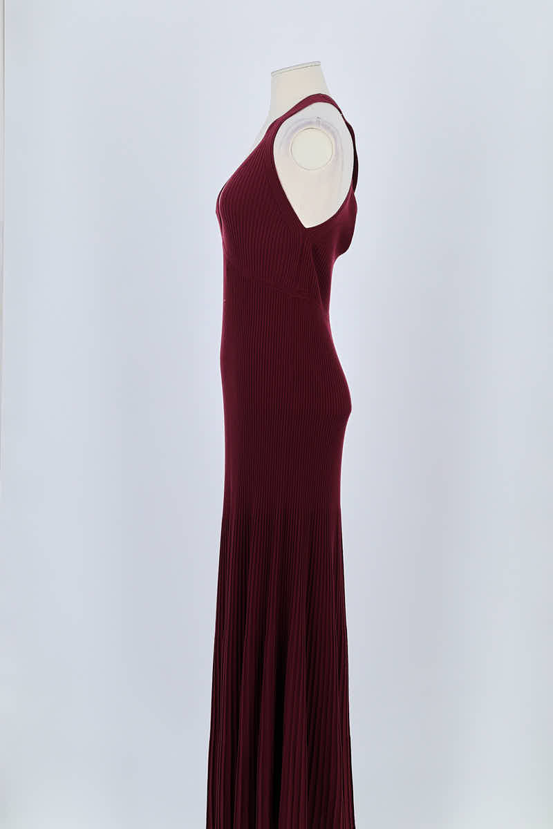 Robe Vanessa Bruno Bordeaux en Viscose