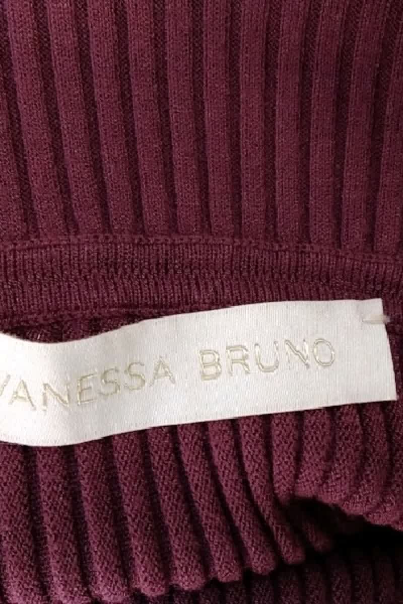 Robe Vanessa Bruno Bordeaux en Viscose