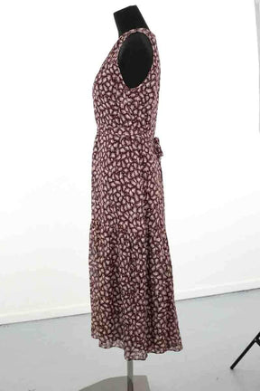 Robe Vanessa Bruno Bordeaux en Viscose