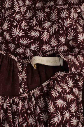 Robe Vanessa Bruno Bordeaux en Viscose