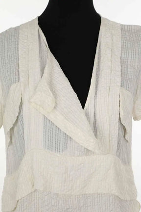 Robe Vanessa Bruno Ecru en Soie
