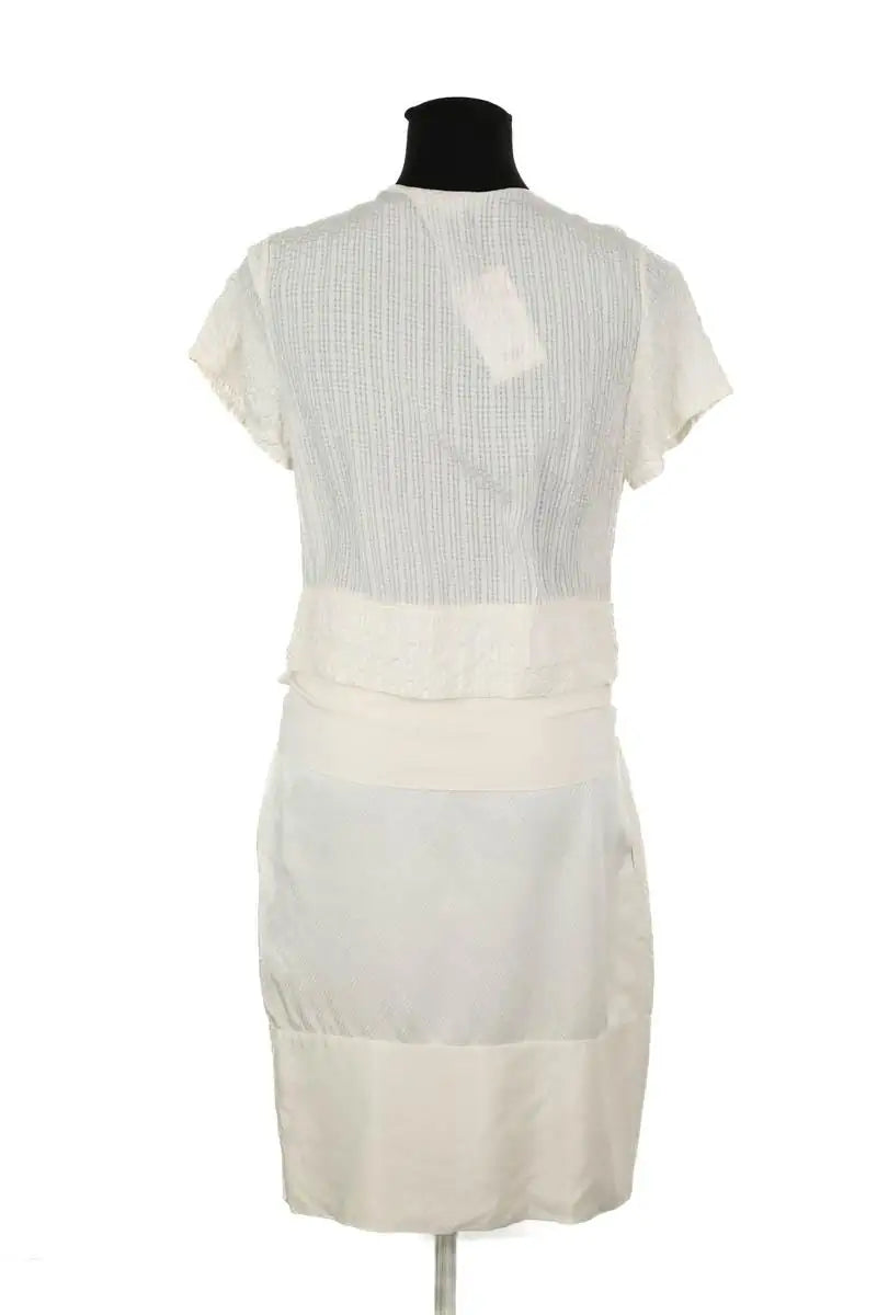 Robe Vanessa Bruno Ecru en Soie
