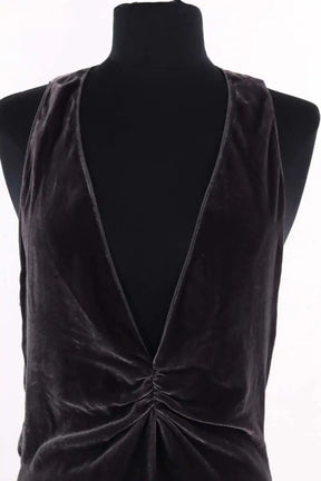 Robe Vanessa Bruno Gris en Viscose