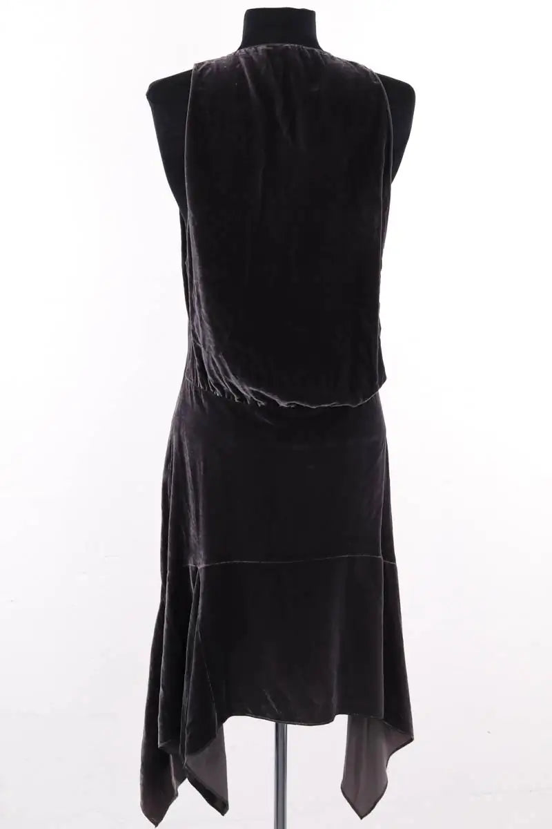 Robe Vanessa Bruno Gris en Viscose