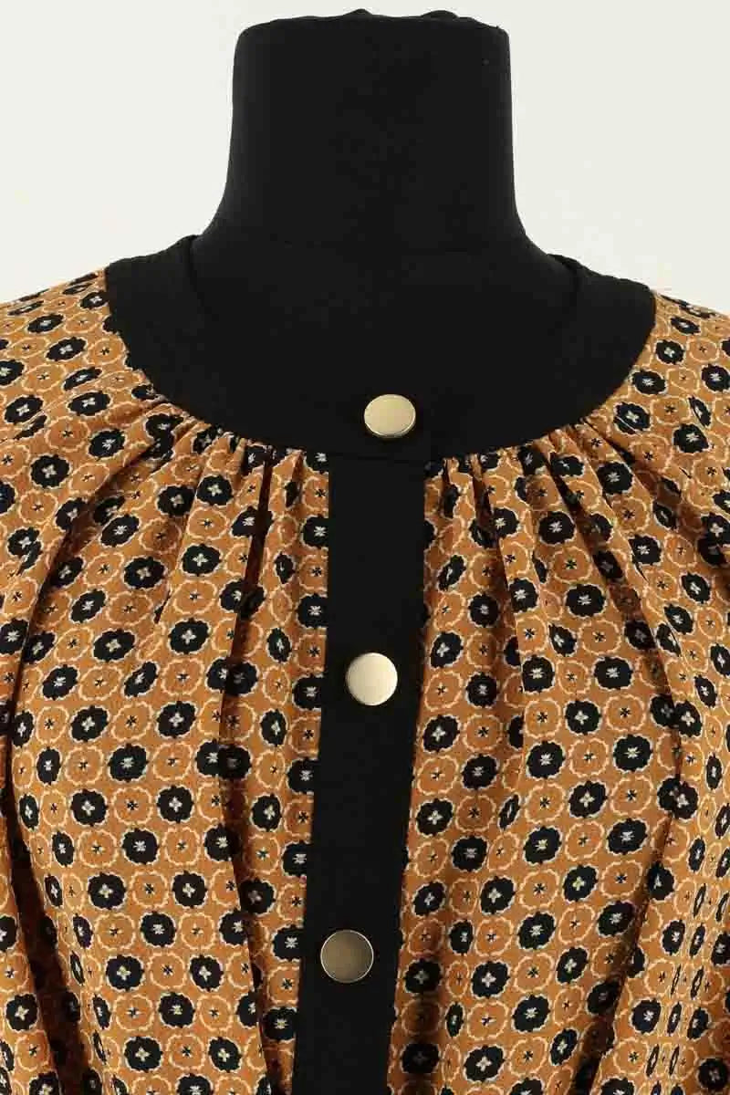 Robe Vanessa Bruno Jaune en Synthétique