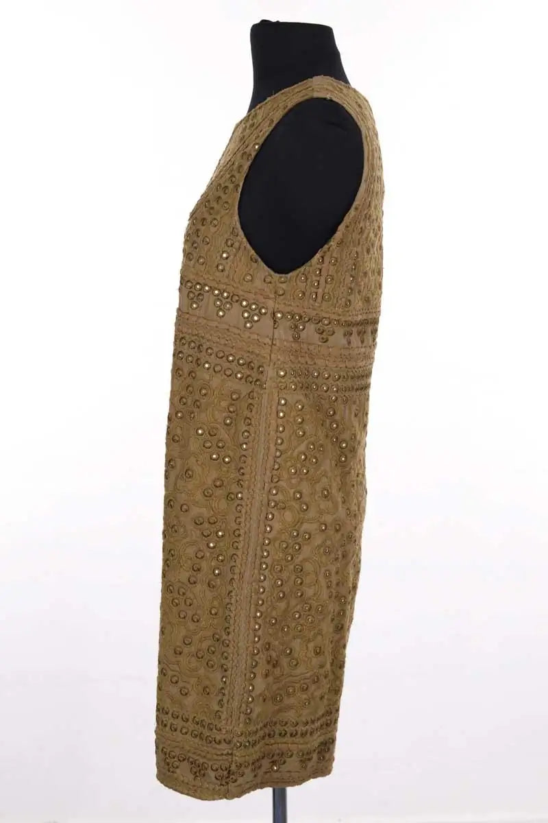 Robe Vanessa Bruno Kaki en Viscose
