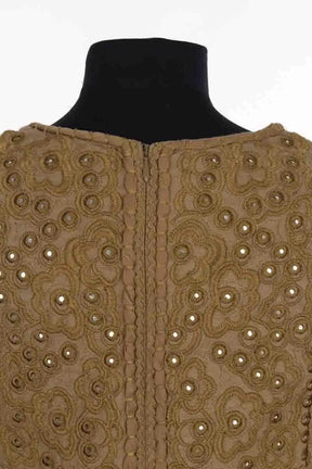 Robe Vanessa Bruno Kaki en Viscose