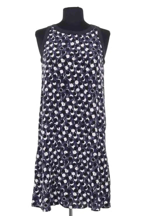 Robe Vanessa Bruno Marine en Soie, taille S - Seconde Main