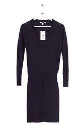 Robe Vanessa Bruno Marine en Synthétique, taille S - Seconde Main
