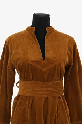 Robe Vanessa Bruno Marron en Coton