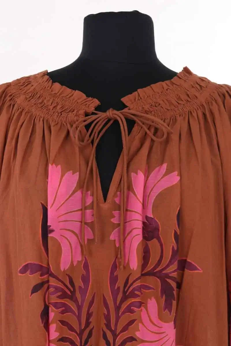 Robe Vanessa Bruno Marron en Coton