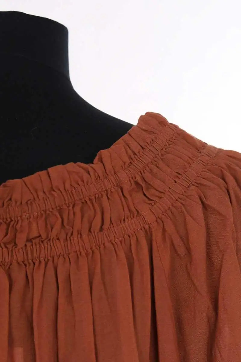 Robe Vanessa Bruno Marron en Coton