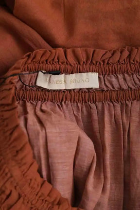 Robe Vanessa Bruno Marron en Coton