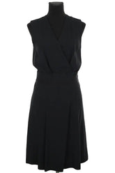 Robe Vanessa Bruno Noir en Synthétique, taille S - Seconde Main