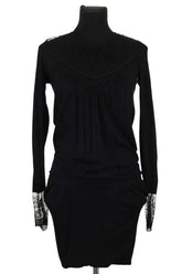 Robe Vanessa Bruno Noir en Viscose, taille M - Seconde Main