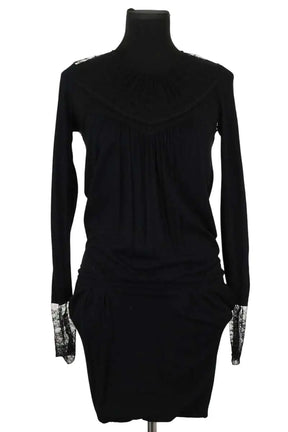 Robe Vanessa Bruno Noir en Viscose, taille M - Seconde Main