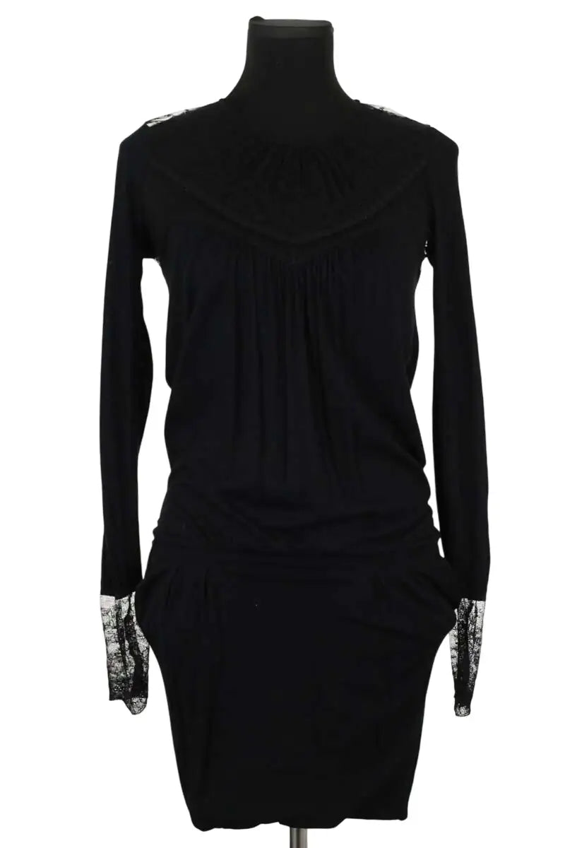 Robe Vanessa Bruno Noir en Viscose, taille M - Seconde Main