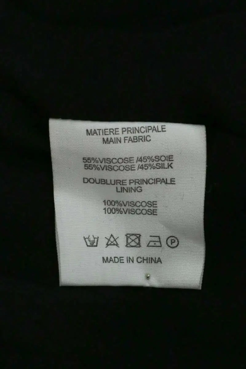 Robe Vanessa Bruno Noir en Viscose