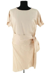 Robe Vanessa Bruno Rose en Lin, taille S - Seconde Main