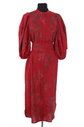 Robe Vanessa Bruno Rouge en Coton, taille M - Seconde Main