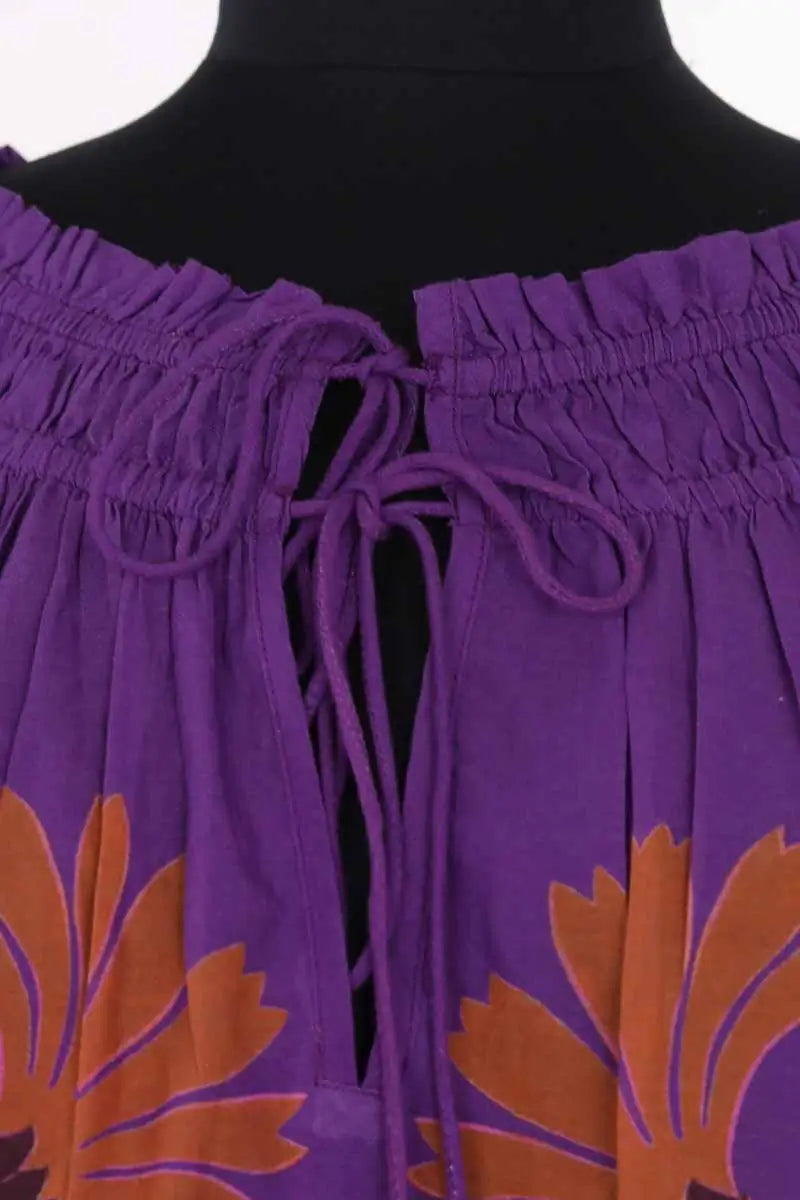 Robe Vanessa Bruno Violet en Coton