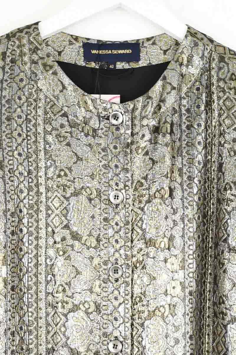 Robe Vanessa Seward Argent en Soie