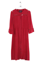 Robe Vanessa Seward Rouge en Soie, taille M - Seconde Main