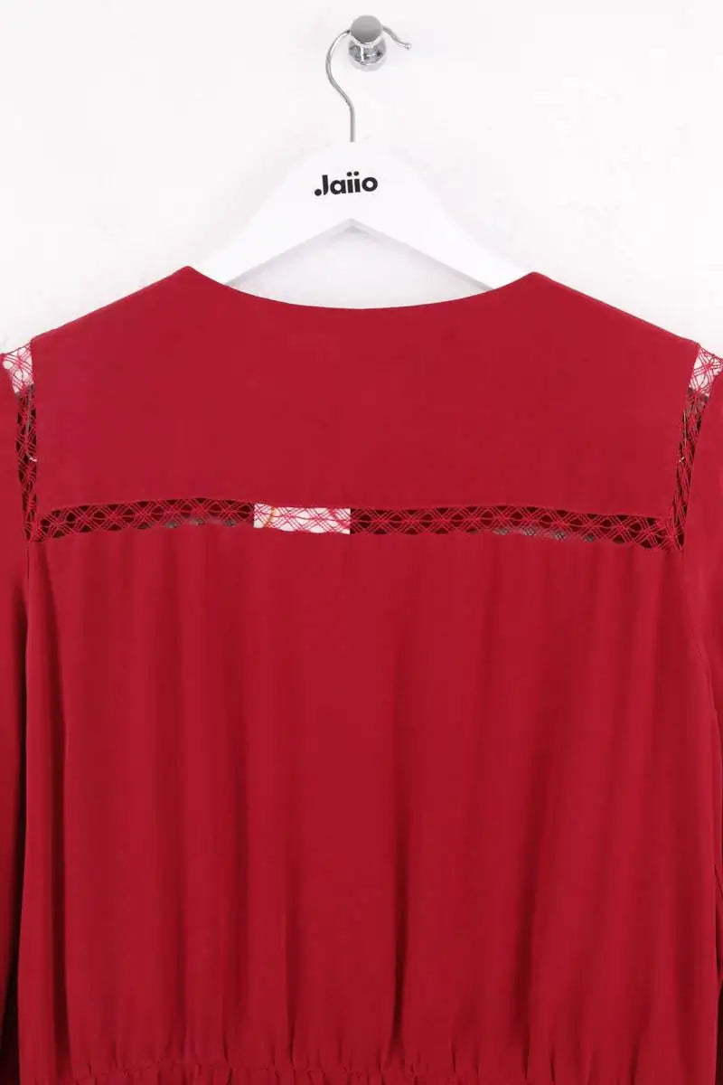 Robe Vanessa Seward Rouge en Soie
