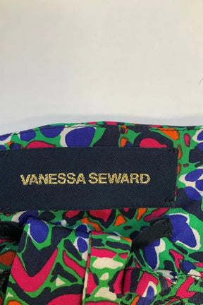 Robe Vanessa Seward Vert en Soie