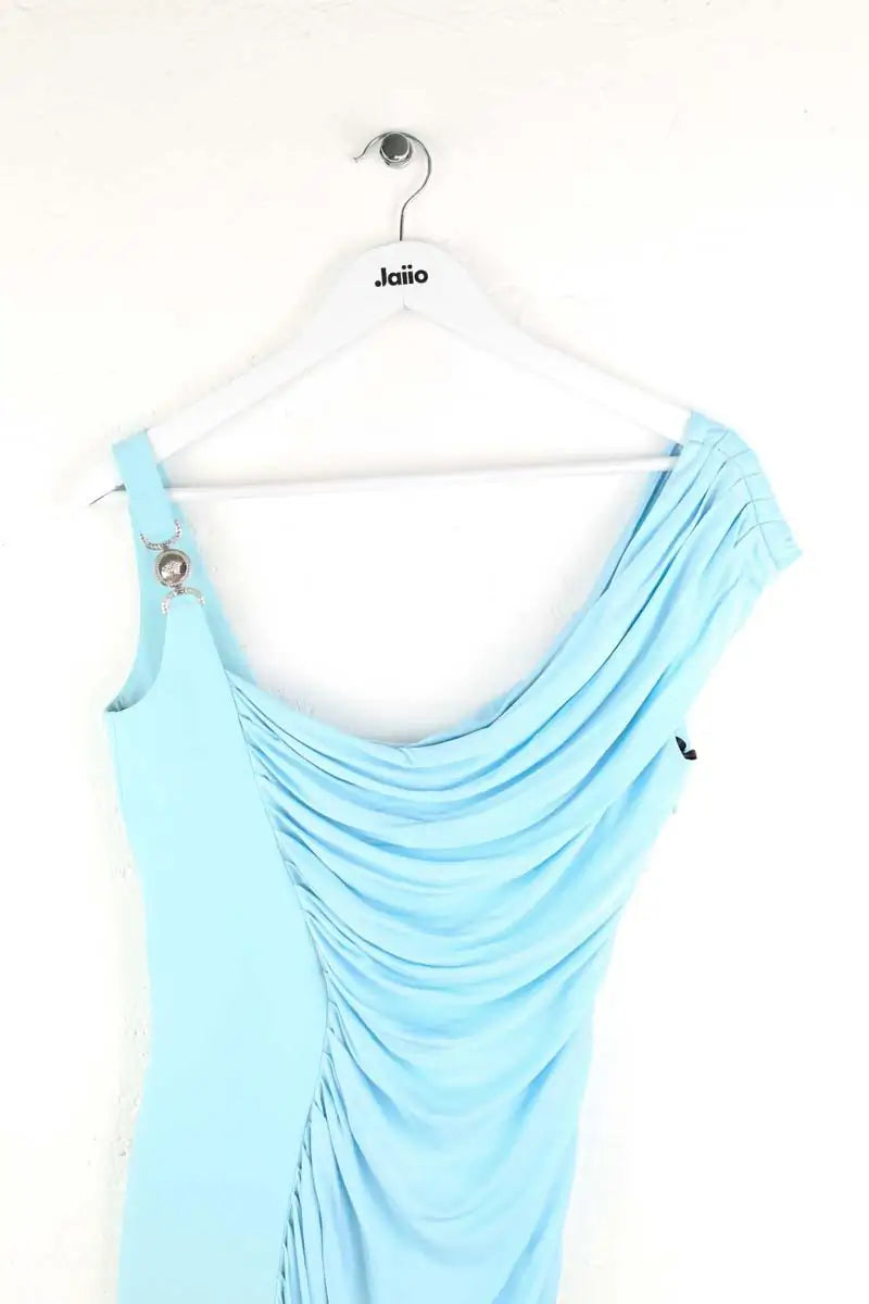 Robe Versace Bleu en Synthétique