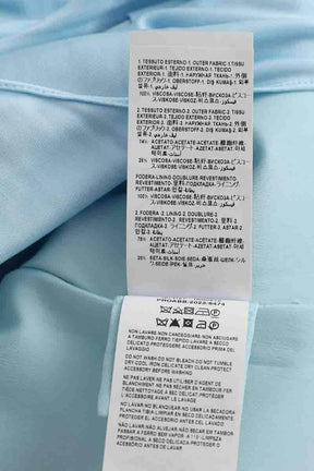Robe Versace Bleu en Synthétique