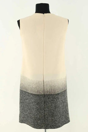 Robe Victoria Beckham Ecru en Laine