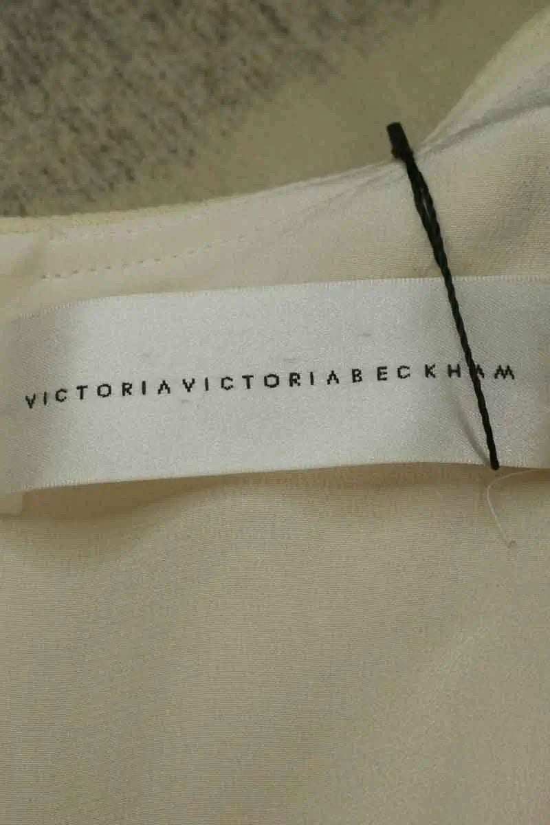 Robe Victoria Beckham Ecru en Laine