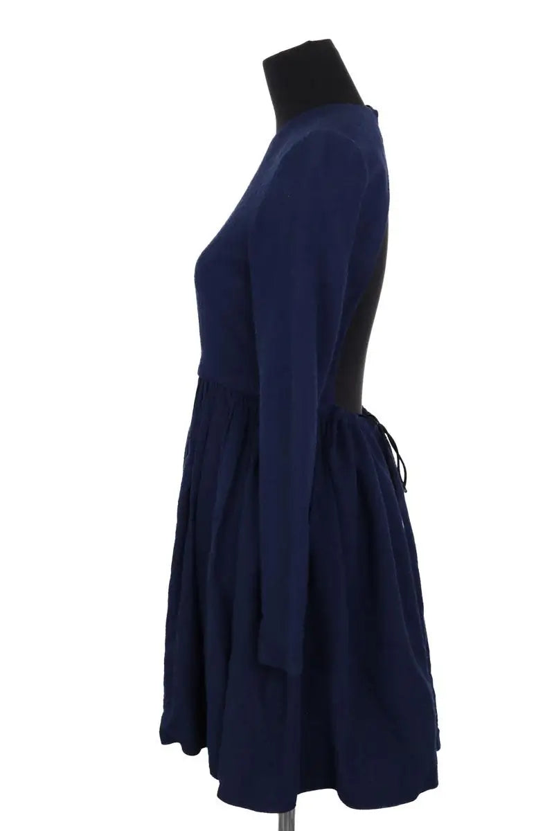 Robe Victoria Beckham Marine en Viscose