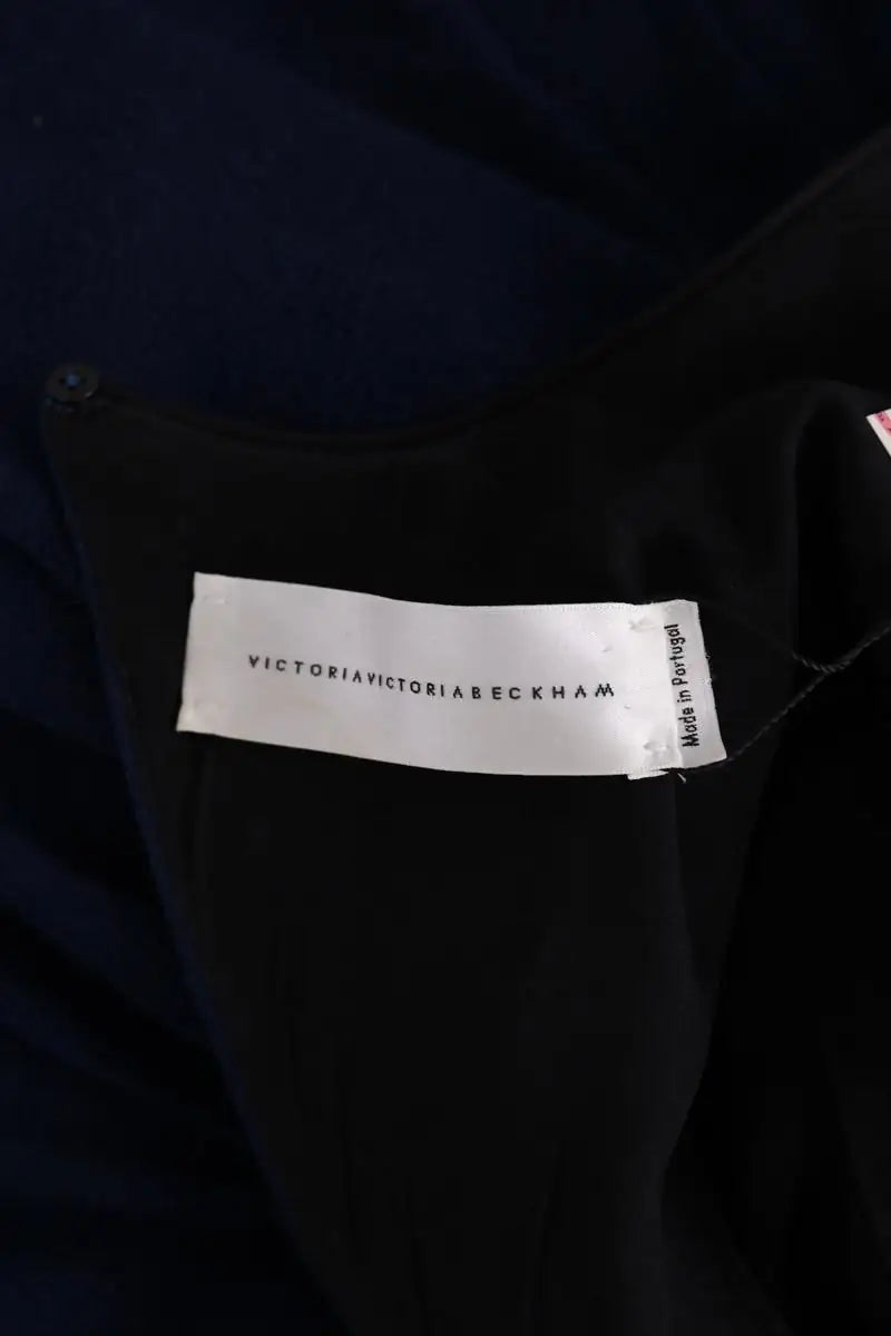 Robe Victoria Beckham Marine en Viscose
