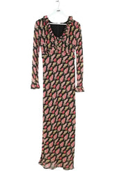Robe Vilshenko Noir en Soie, taille L - Seconde Main