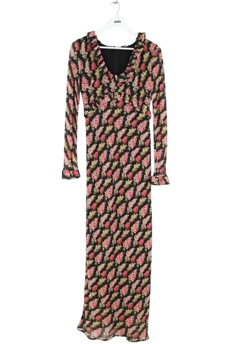 Robe Vilshenko Noir en Soie, taille L - Seconde Main