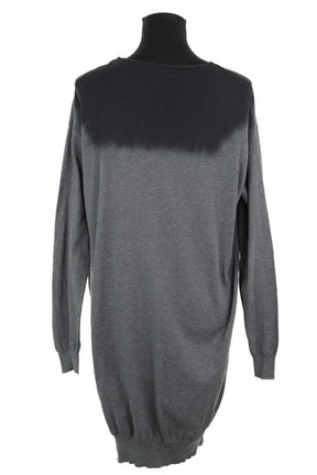 Robe Yves Saint Laurent Gris en Coton